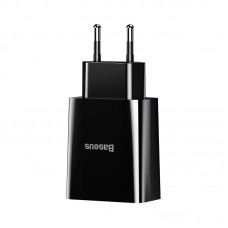 Incarcator de retea BASEUS Speed Mini Dual U, 10.5W - Negru