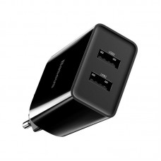 Incarcator de retea BASEUS Speed Mini Dual U, 10.5W - Negru
