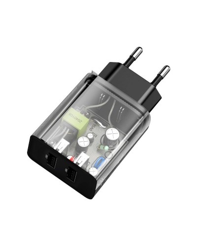 Incarcator de retea BASEUS Speed Mini Dual U, 10.5W - Negru Incarcator de retea BASEUS Speed Mini Dual U, 10.5W - Negru