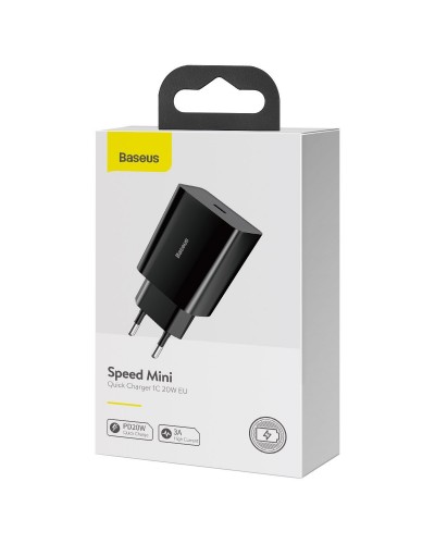 Încărcător Rețea Baseus Speed Mini 20W Negru