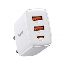 Încărcător Rețea Baseus Compact 30W Alb