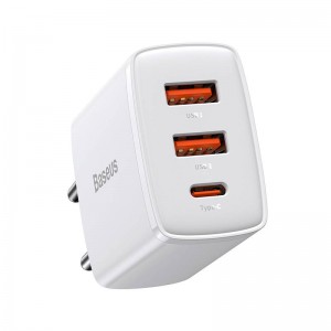 Încărcător Rețea Baseus Compact 30W Alb