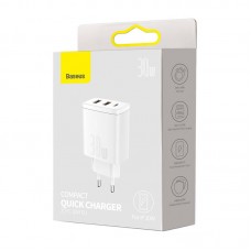 Încărcător Rețea Baseus Compact 30W Alb