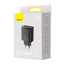 Încărcător Rețea Baseus Compact 30W Negru