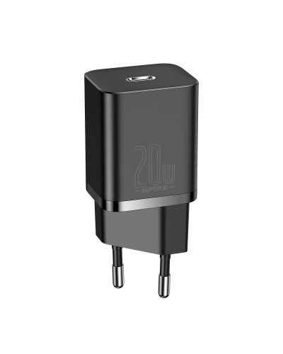Încărcător Set Baseus Super Si Cablu 20W Negru Încărcător Set Baseus Super Si Cablu 20W Negru