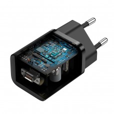 Set Incarcator de retea Baseus Super Si Quick Charger 1C 1x USB C, 25W + Cablu USB C - USB C