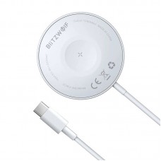 Incarcator Wireless BlitzWolf BW-FWC9 Qi Wireless Fast Charger Stand Holder 15W - Alb