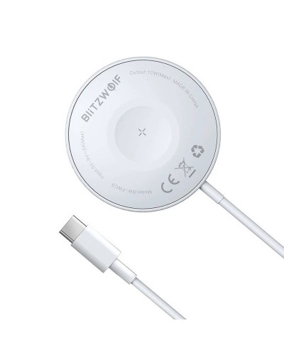 Incarcator Wireless BlitzWolf BW-FWC9 Qi Wireless Fast Charger Stand Holder 15W - Alb Incarcator Wireless BlitzWolf BW-FWC9 Qi Wireless Fast Charger Stand Holder 15W - Alb