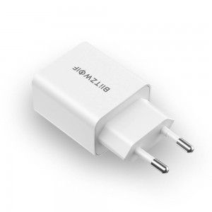 Incarcator de retea BlitzWolf BW-S20, 1x USB, 1x USB-C, 20W - Alb