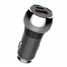 Incarcator Auto LDNIO C1, 1x USB, 1x USB-C, PD, QC 3.0, 36W - Negru