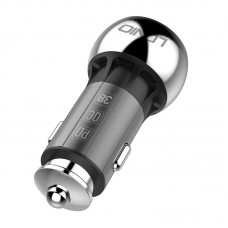 Incarcator Auto LDNIO C1, 1x USB, 1x USB-C, PD, QC 3.0, 36W - Negru