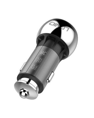 Incarcator Auto LDNIO C1, 1x USB, 1x USB-C, PD, QC 3.0, 36W - Negru