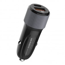 Incarcator Auto LDNIO C510Q, 1x USB, 1x USB-C, PD, QC 3.0, 36W - Negru