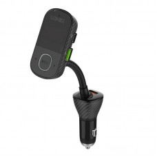 Incarcator auto cu modulator FM LDNIO C705Q, 2x USB, 1x USB Type-C, 45W, QC 3.0, PD 3.0, AUX, Bluetooth - Negru