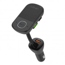 Incarcator auto cu modulator FM LDNIO C705Q, 2x USB, 1x USB Type-C, 45W, QC 3.0, PD 3.0, AUX, Bluetooth - Negru