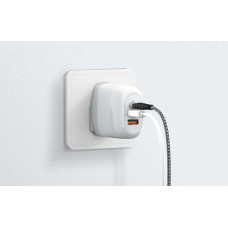 Incarcator de retea GaN LDNIO A3511Q, 2x USB, 1xUSB-C, 65W - Alb