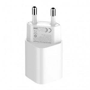 Incarcator de retea LDNIO A2317C, 1x USB, 1x USB-C, QC 3.0, PD, 30W - Alb