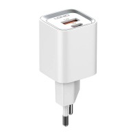 Incarcator de retea LDNIO A2318C, 1x USB, 1x USB-C, PD, QC 3.0, 20W - Alb