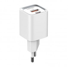 Incarcator de retea LDNIO A2318C, 1x USB, 1x USB-C, PD, QC 3.0, 20W - Alb