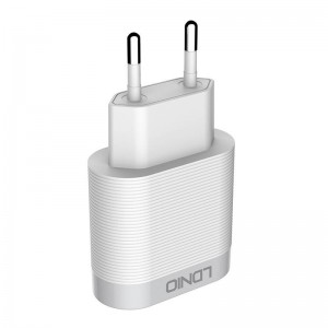 Incarcator de retea LDNIO A303Q, 1x USB, QC 3.0, 18W - Alb