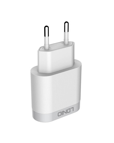 Incarcator de retea LDNIO A303Q, 1x USB, QC 3.0, 18W - Alb