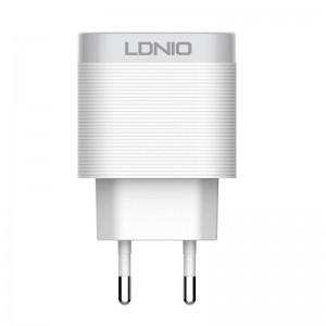 Incarcator de retea LDNIO A303Q, 1x USB, QC 3.0, 18W - Alb