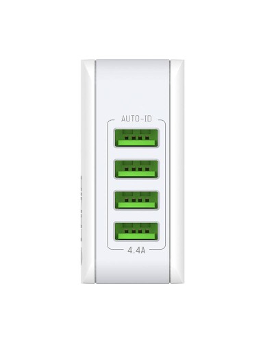 Incarcator de retea LDNIO A4403, 4x USB, 4.4A, 22W - Alb
