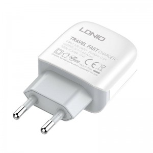 Incarcator de retea LDNIO A3312, 3x USB, 3.4A, 17W - Alb
