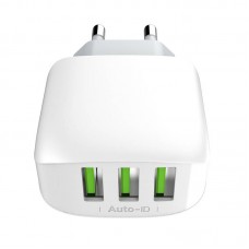 Incarcator de retea LDNIO A3312, 3x USB, 3.4A, 17W - Alb