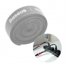 Organizator cabluri Baseus Rainbow Circle Velcro Straps, 1m - Gri