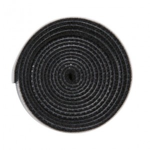 Organizator cabluri Baseus Rainbow Circle Velcro Straps, 1m - Negru