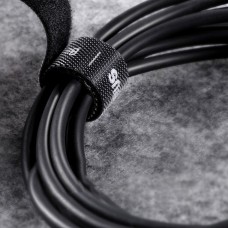 Organizator cabluri Baseus Rainbow Circle Velcro Straps, 1m - Negru