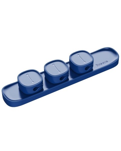 Set Organizator Cabluri Baseus Peas Cable Clip - Albastru Set Organizator Cabluri Baseus Peas Cable Clip - Albastru