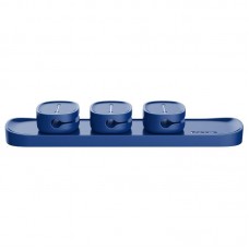 Set Organizator Cabluri Baseus Peas Cable Clip - Albastru