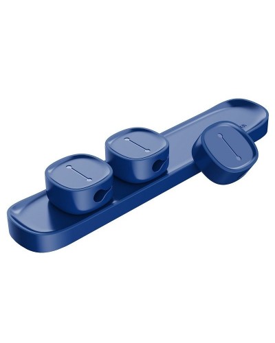 Set Organizator Cabluri Baseus Peas Cable Clip - Albastru Set Organizator Cabluri Baseus Peas Cable Clip - Albastru