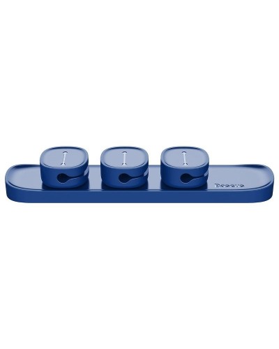 Set Organizator Cabluri Baseus Peas Cable Clip - Albastru