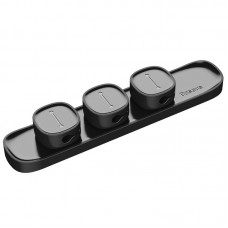 Set Organizator Cabluri Baseus Peas Cable Clip - Negru