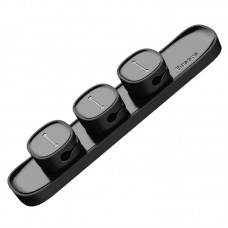 Set Organizator Cabluri Baseus Peas Cable Clip - Negru