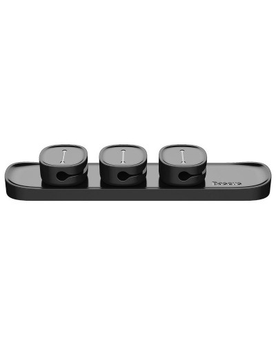 Set Organizator Cabluri Baseus Peas Cable Clip - Negru