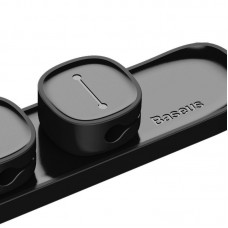 Set Organizator Cabluri Baseus Peas Cable Clip - Negru