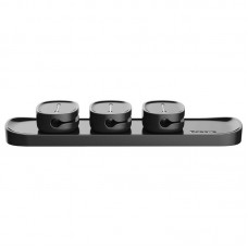 Set Organizator Cabluri Baseus Peas Cable Clip - Negru