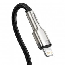 Cablu Baseus Cafule Metal USB-C la Lightning 20W 1m Negru