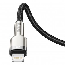 Cablu Baseus Cafule Metal USB-C la Lightning 20W 1m Negru