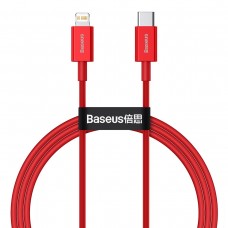 Cablu Baseus Superior Series USB-C la Lightning 20W 1m Roșu
