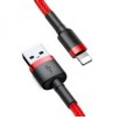 Cablu Baseus Cafule USB la Lightning 1.5A 2m Roșu