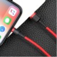 Cablu Baseus Cafule USB la Lightning 1.5A 2m Roșu