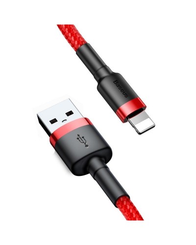 Cablu Baseus Cafule USB la Lightning 2A 3m Negru Cablu Baseus Cafule USB la Lightning 2A 3m Negru