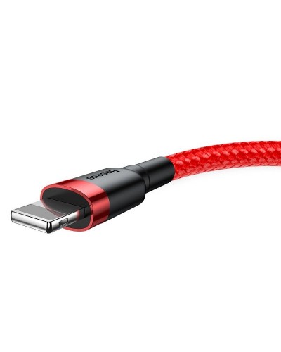 Cablu Baseus Cafule USB la Lightning 2A 3m Negru Cablu Baseus Cafule USB la Lightning 2A 3m Negru