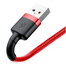 Cablu Baseus Cafule USB la Lightning 2A 3m Negru