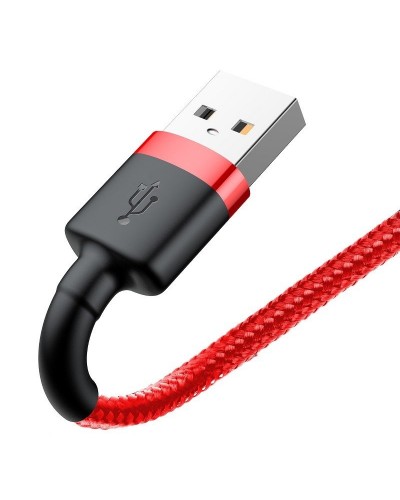 Cablu Baseus Cafule USB la Lightning 2A 3m Negru Cablu Baseus Cafule USB la Lightning 2A 3m Negru